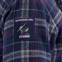 Melbourne Storm Hooded Flannel Shirt