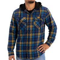 Gold Coast Titans Hooded Flannel Shirt