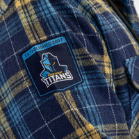 Gold Coast Titans Hooded Flannel Shirt