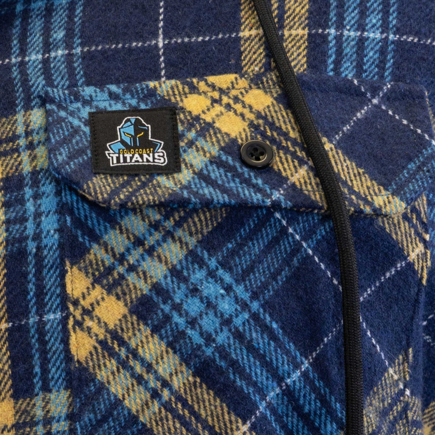 Gold Coast Titans Hooded Flannel Shirt
