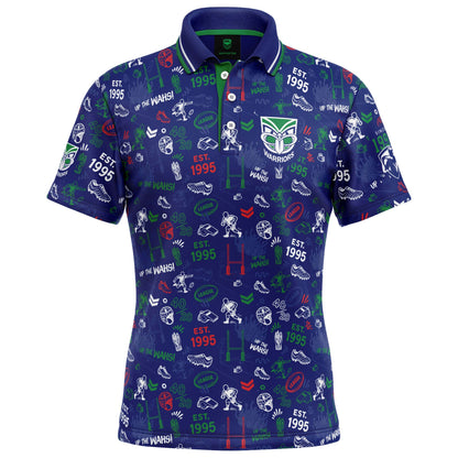New Zealand Warriors Scrambler Golf Polo - View 1