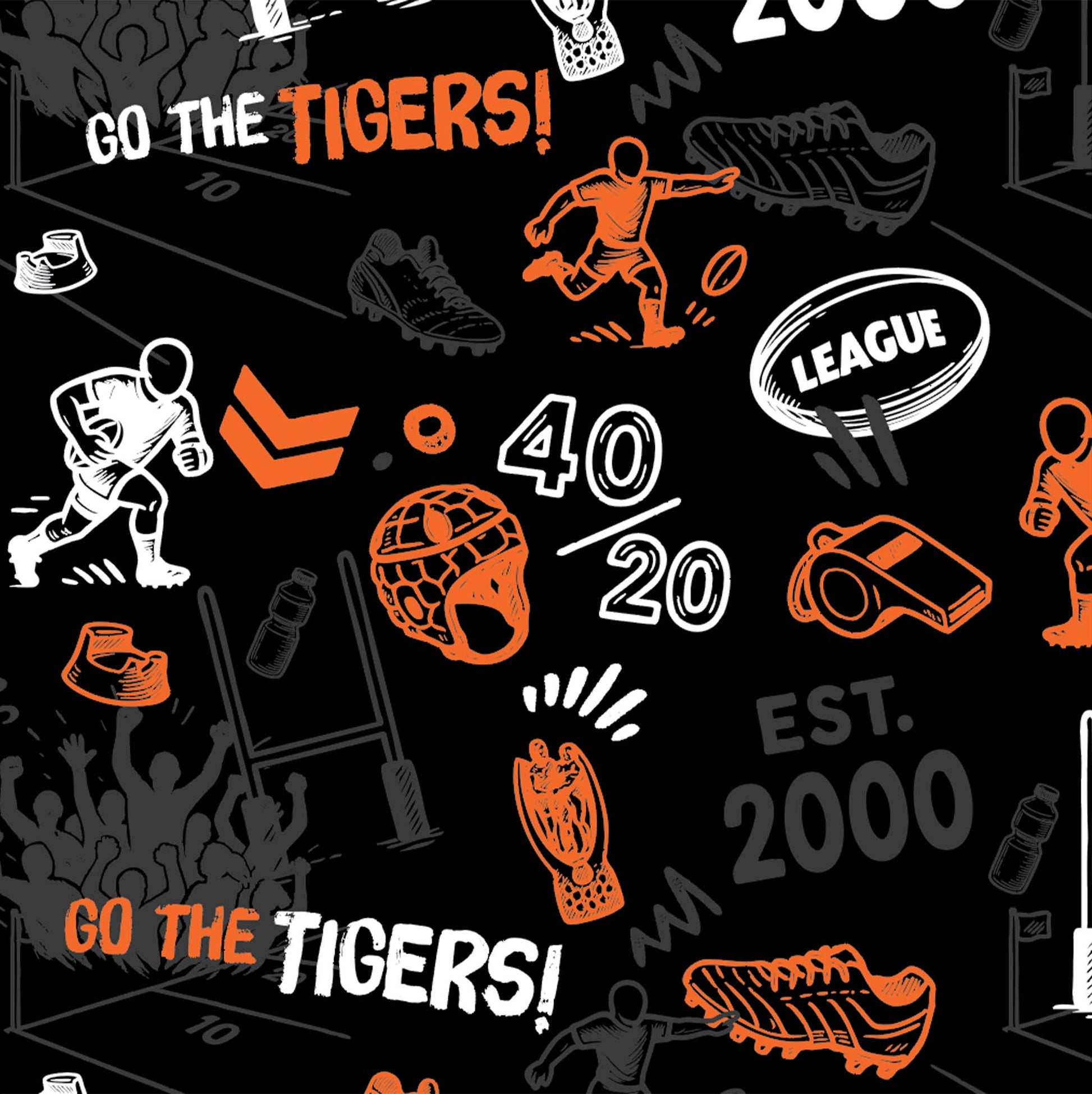 Wests Tigers Scrambler Golf Polo - View 2