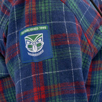New Zealand Warriors Hooded Flannel Shirt
