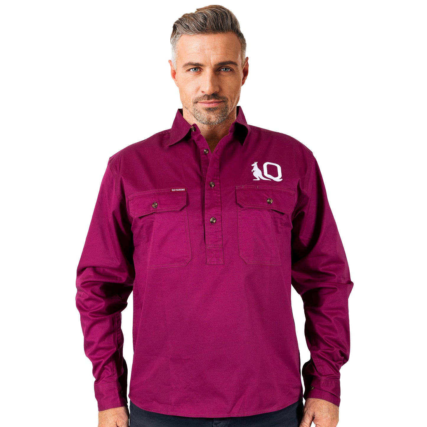 QLD Maroons 'Long Yard' Work Shirt NRL Shop