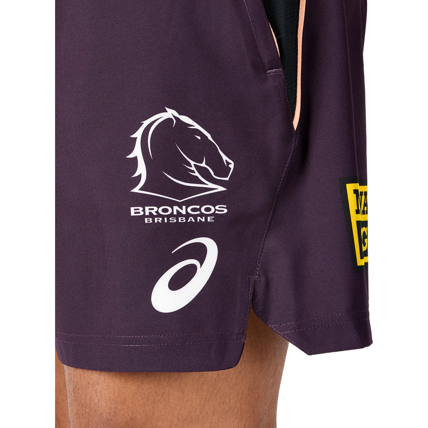 Brisbane Broncos 2024 Mens Replica Training Shorts