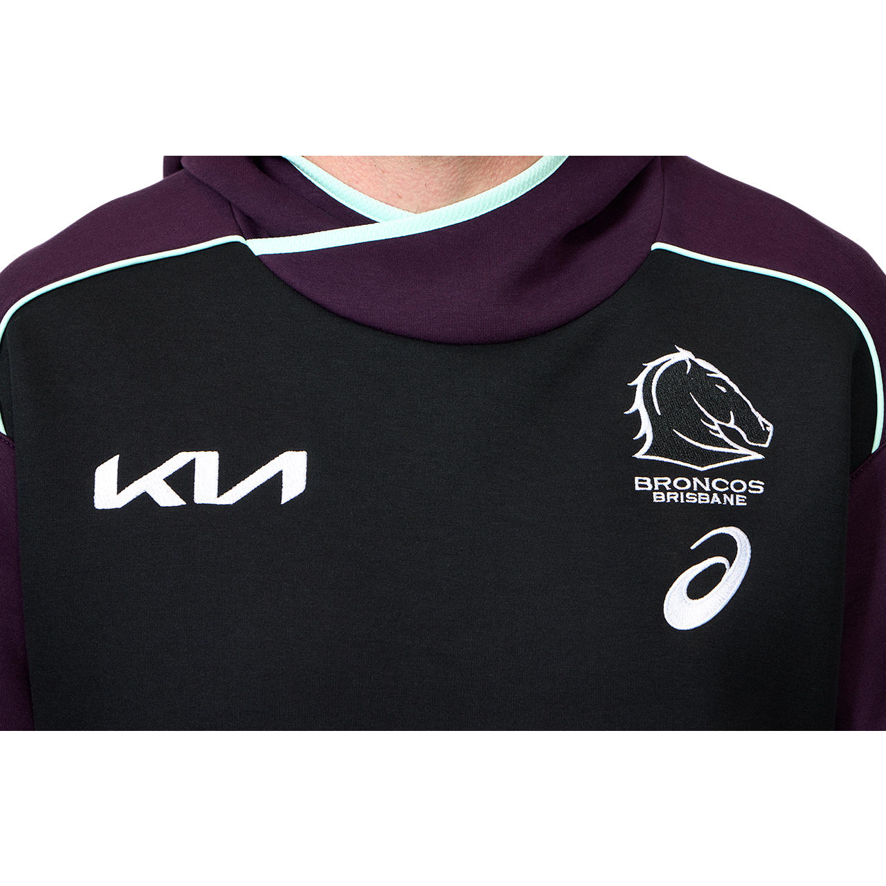 Brisbane Broncos 2025 Mens Training Hoodie