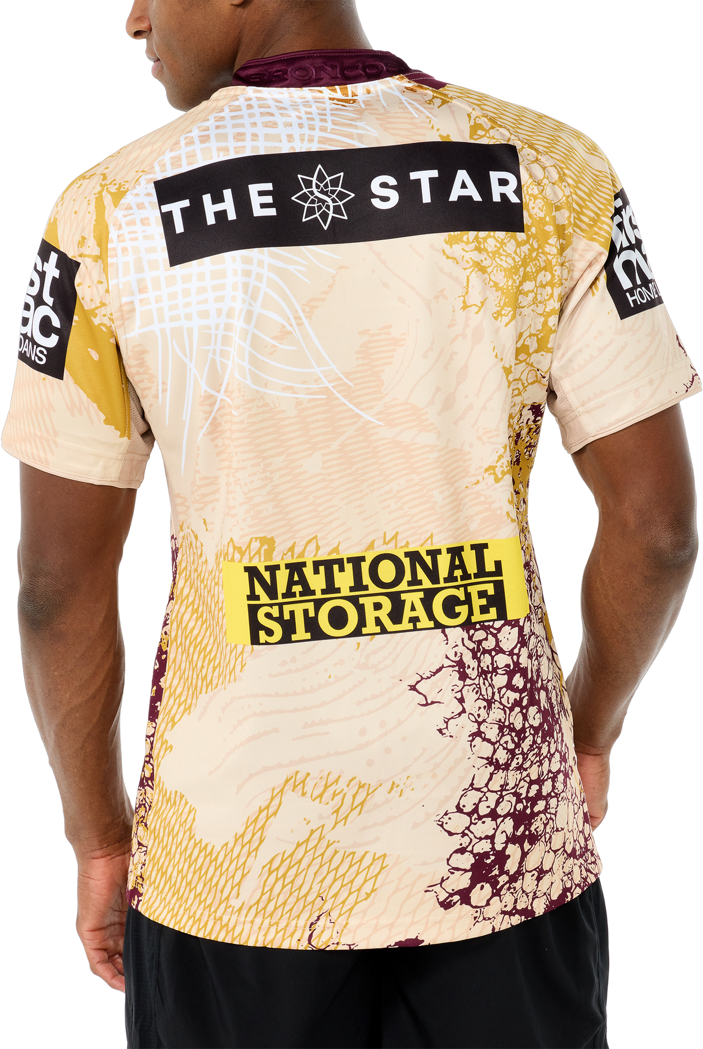 Brisbane Broncos Mens 2025 Replica Indigenous Jersey