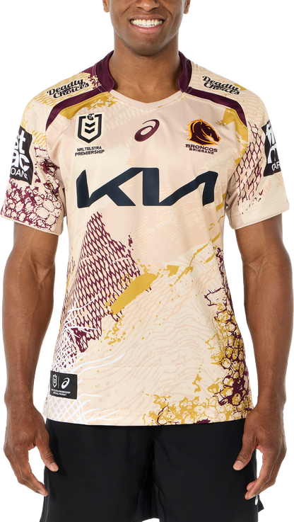 Brisbane Broncos Mens 2025 Replica Indigenous Jersey - View 3