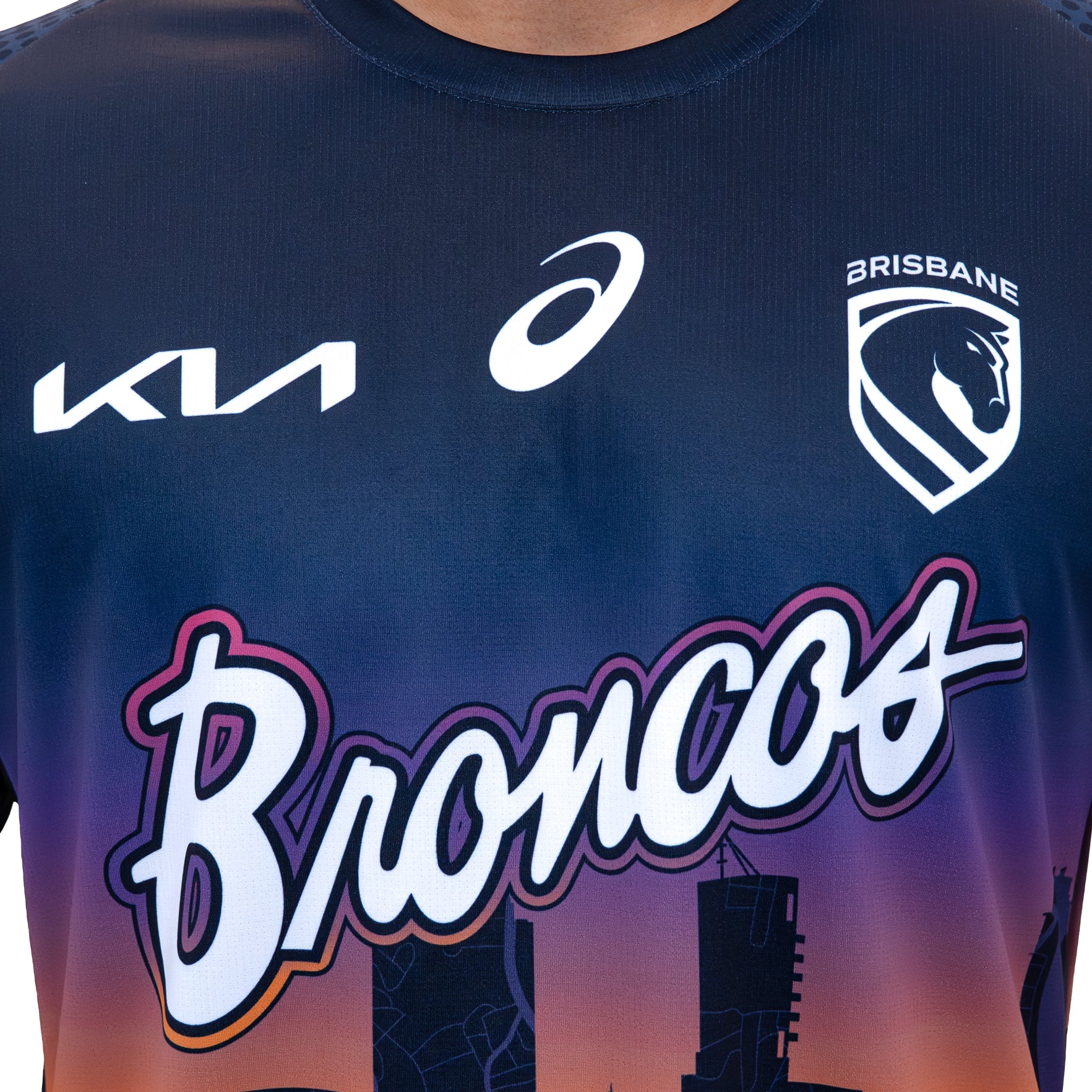 Brisbane Broncos Mens 2026 Run Out Tee - View 4