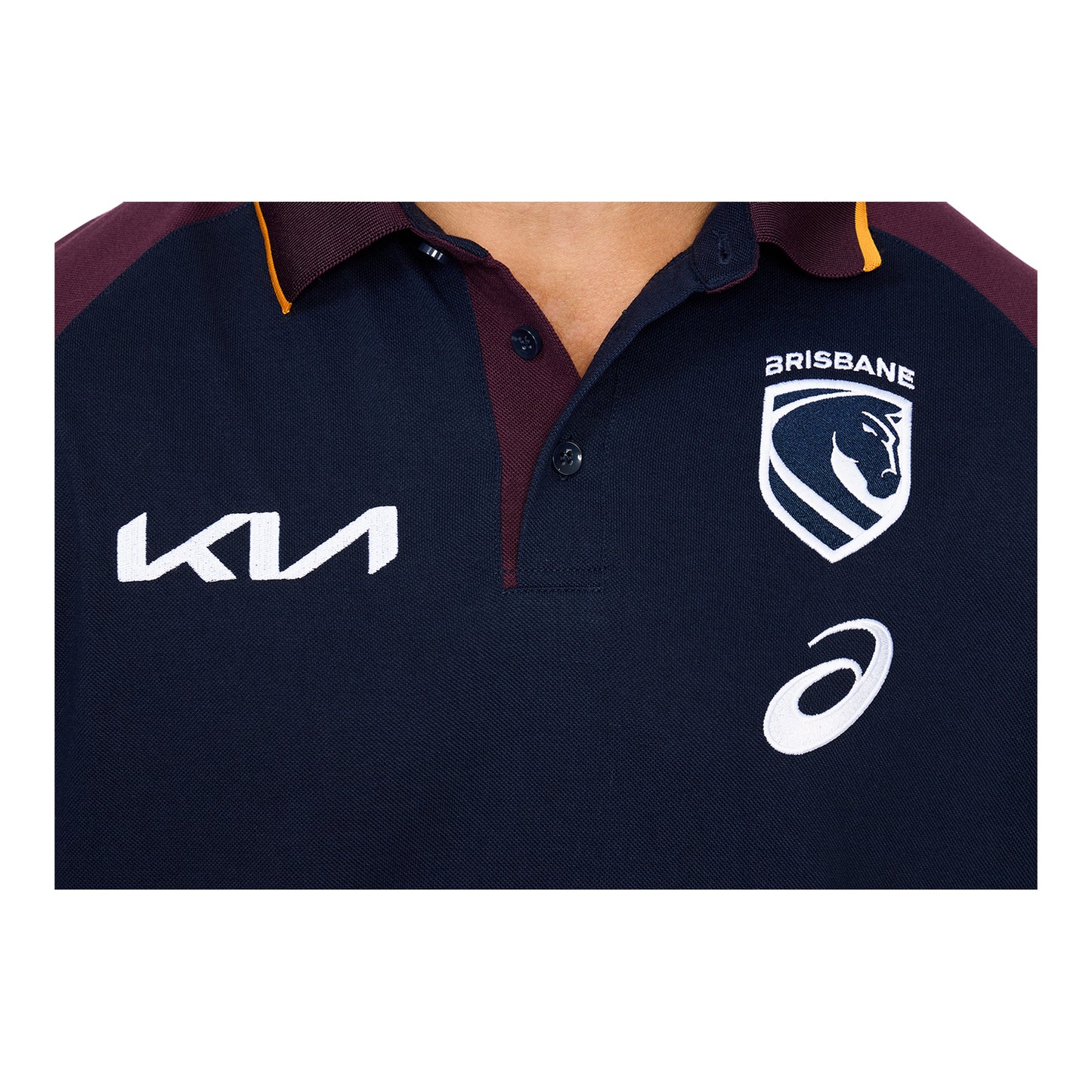 Brisbane Broncos Mens 2026 Team Polo