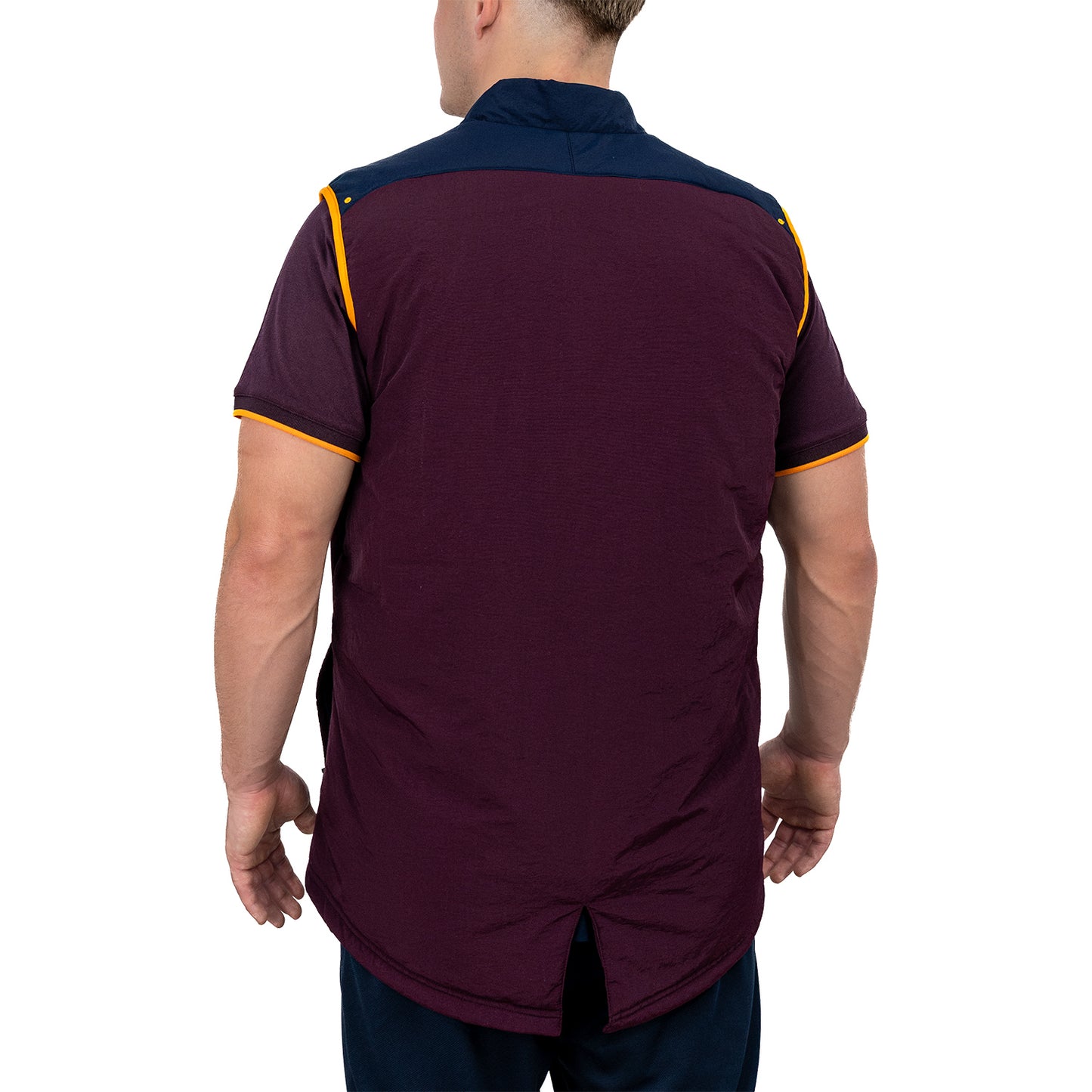 Brisbane Broncos Mens 2026 Puffer Vest Jacket