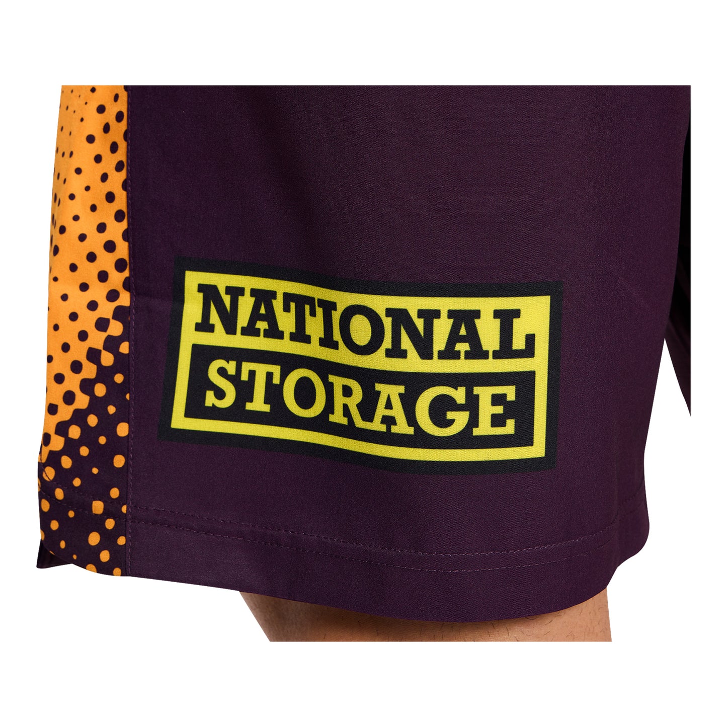 Brisbane Broncos Mens 2026 Training Shorts Maroon