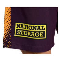 Brisbane Broncos Mens 2026 Training Shorts Maroon