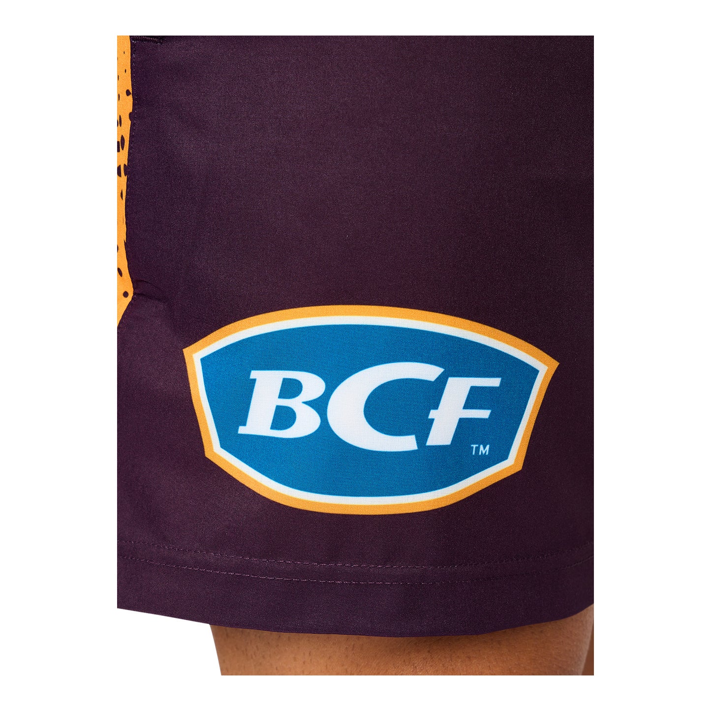 Brisbane Broncos Mens 2026 Training Shorts Maroon