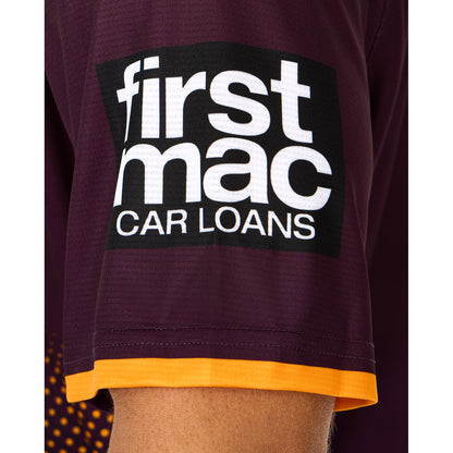 Brisbane Broncos Mens 2026 Training Tee Maroon - View 3