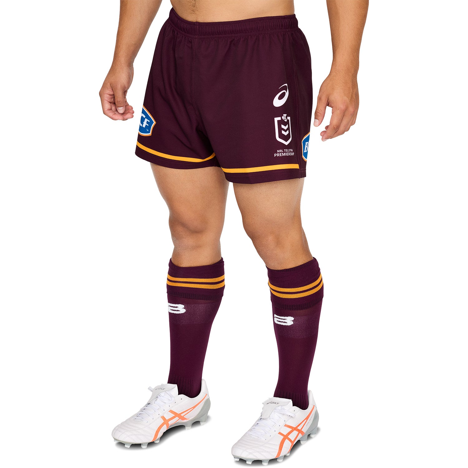 Brisbane Broncos Mens 2026 Home Shorts - View 4