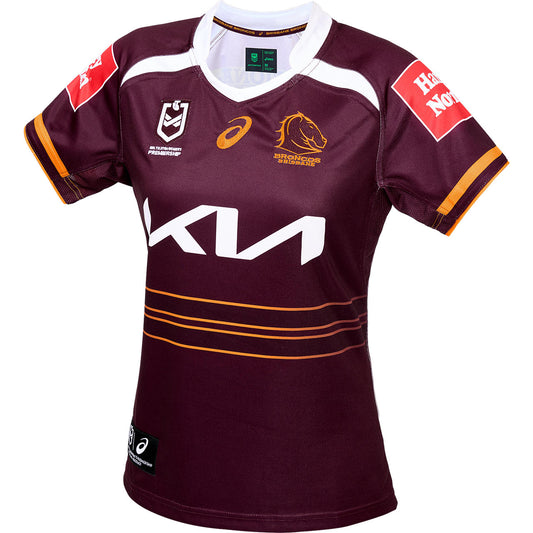 Brisbane Broncos 2025 Womens Replica NRLW Home Jersey - View 1