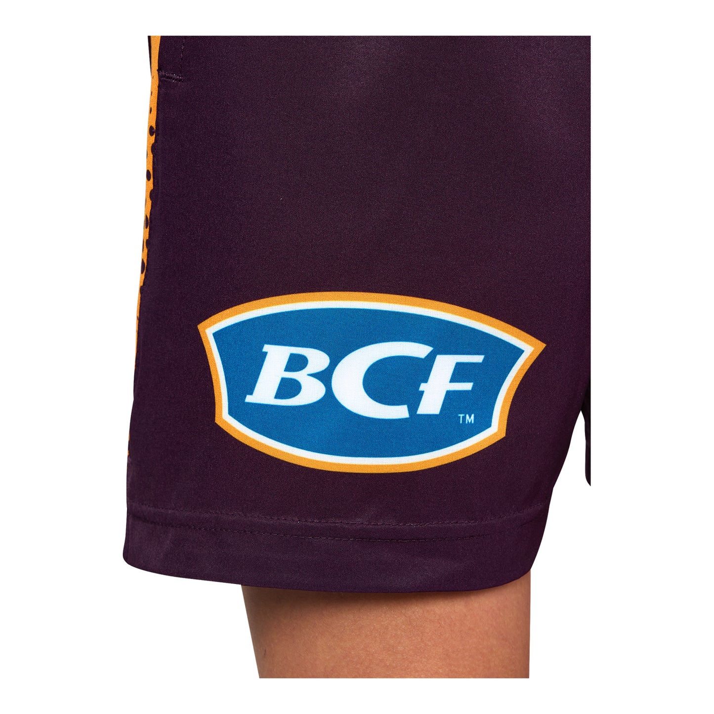 Brisbane Broncos Youth 2026 Training Shorts Maroon