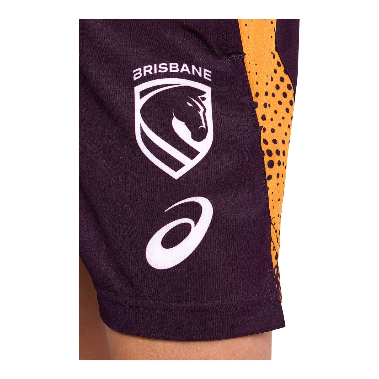 Brisbane Broncos Youth 2026 Training Shorts Maroon