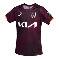 Brisbane Broncos Youth 2026 Training Tee Maroon