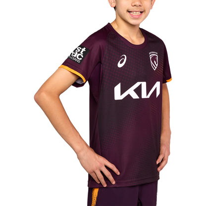 Brisbane Broncos Youth 2026 Training Tee Maroon - View 4