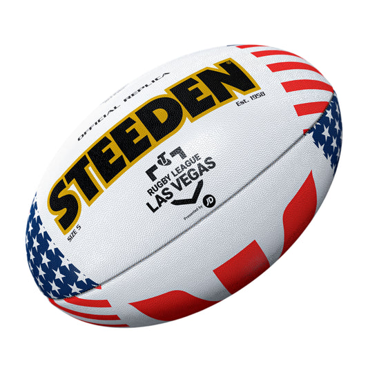 NRL Las Vegas 2026 Official Replica Ball Size 5 - Pre-Order - View 1