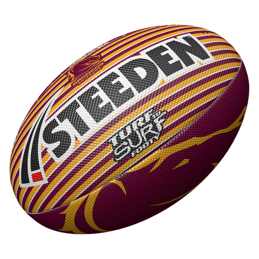 Brisbane Broncos Surf To Turf Ball Size 3 - View 1