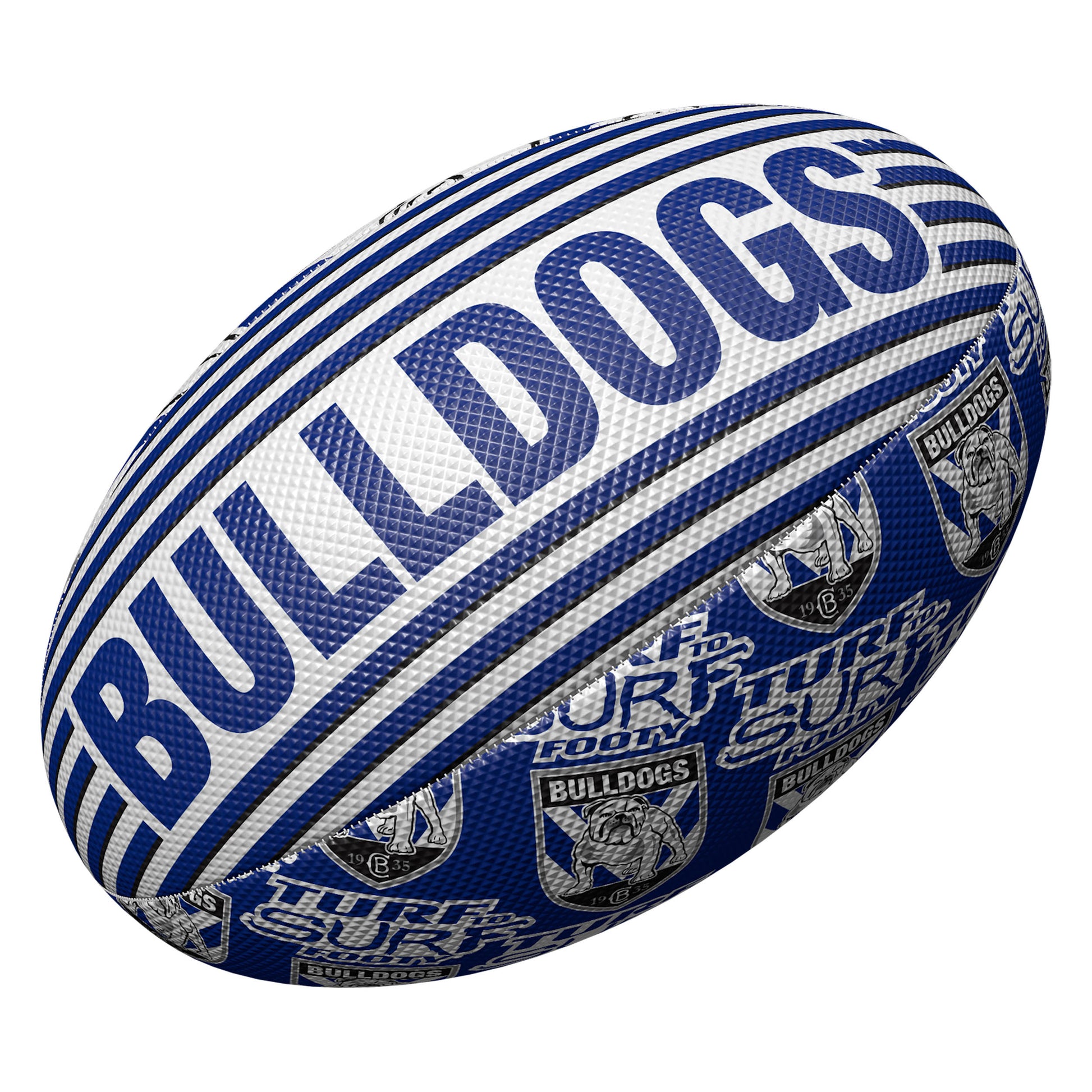 Canterbury-Bankstown Bulldogs Surf To Turf Ball Size 3 - View 1