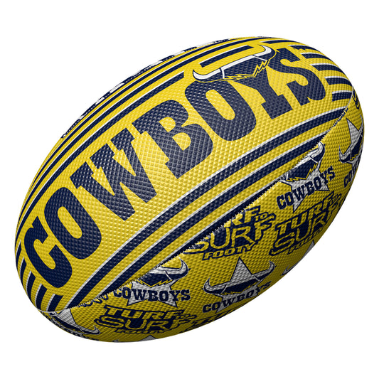North Queensland Cowboys Surf To Turf Ball Size 3 - View 1