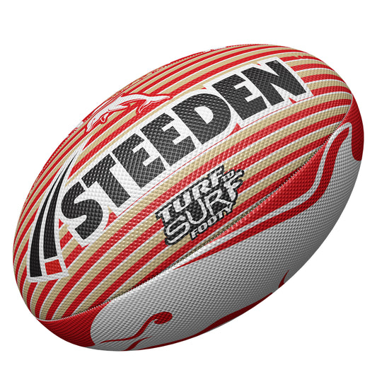 Dolphins Surf To Turf Ball Size 3 - View 1