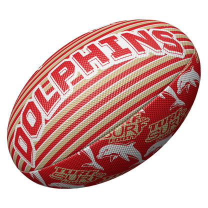 Dolphins Surf To Turf Ball Size 3 - View 2