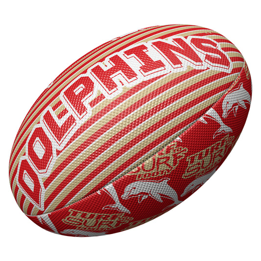 Dolphins Surf To Turf Ball Size 3 - View 2