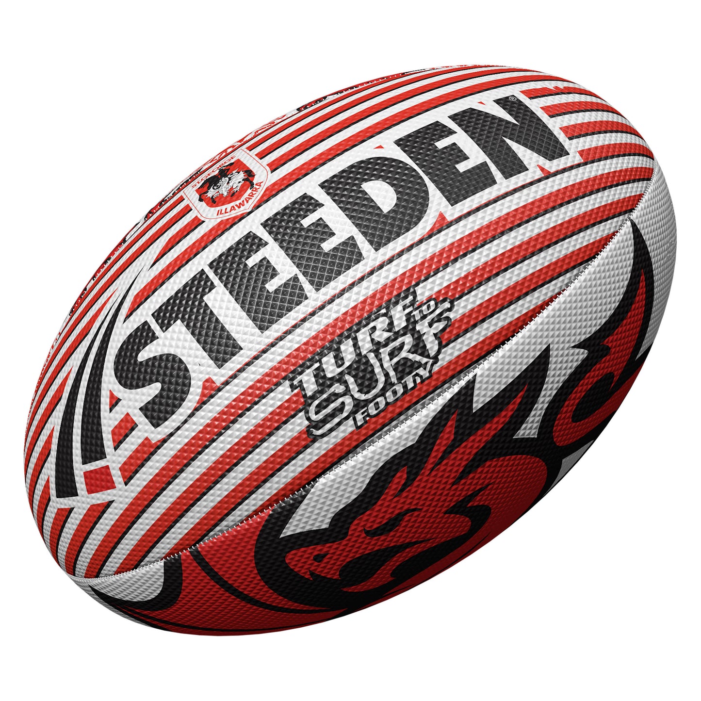 St George Illawarra Dragons Surf To Turf Ball Size 3