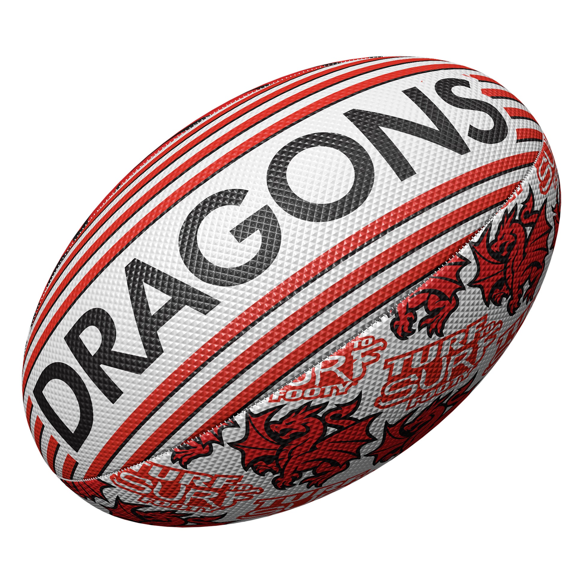 St George Illawarra Dragons Surf To Turf Ball Size 3 - View 2
