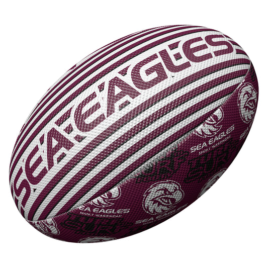 Manly Warringah Sea Eagles Surf To Turf Ball Size 3 - View 2