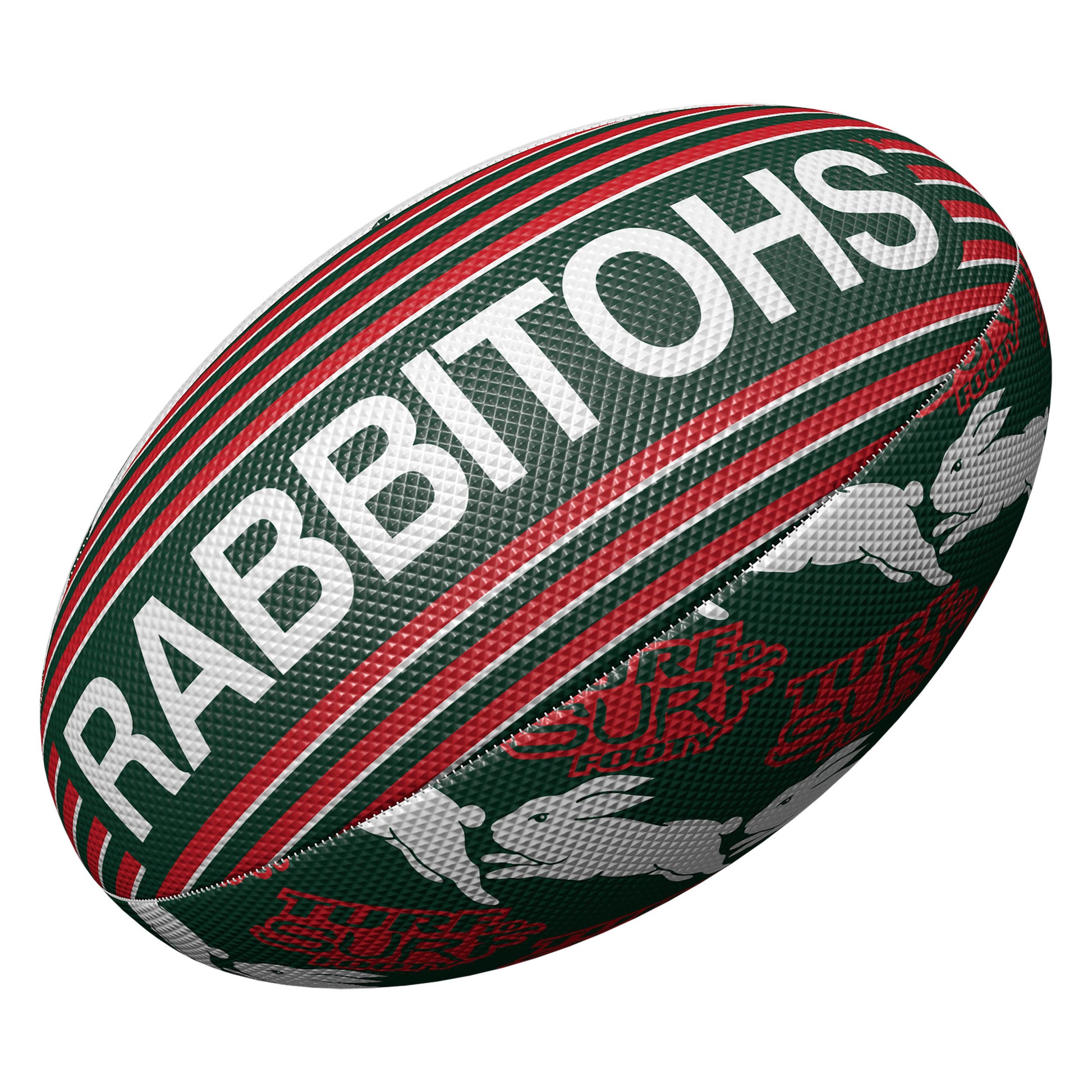 South Sydney Rabbitohs Surf To Turf Ball Size 3 - View 2