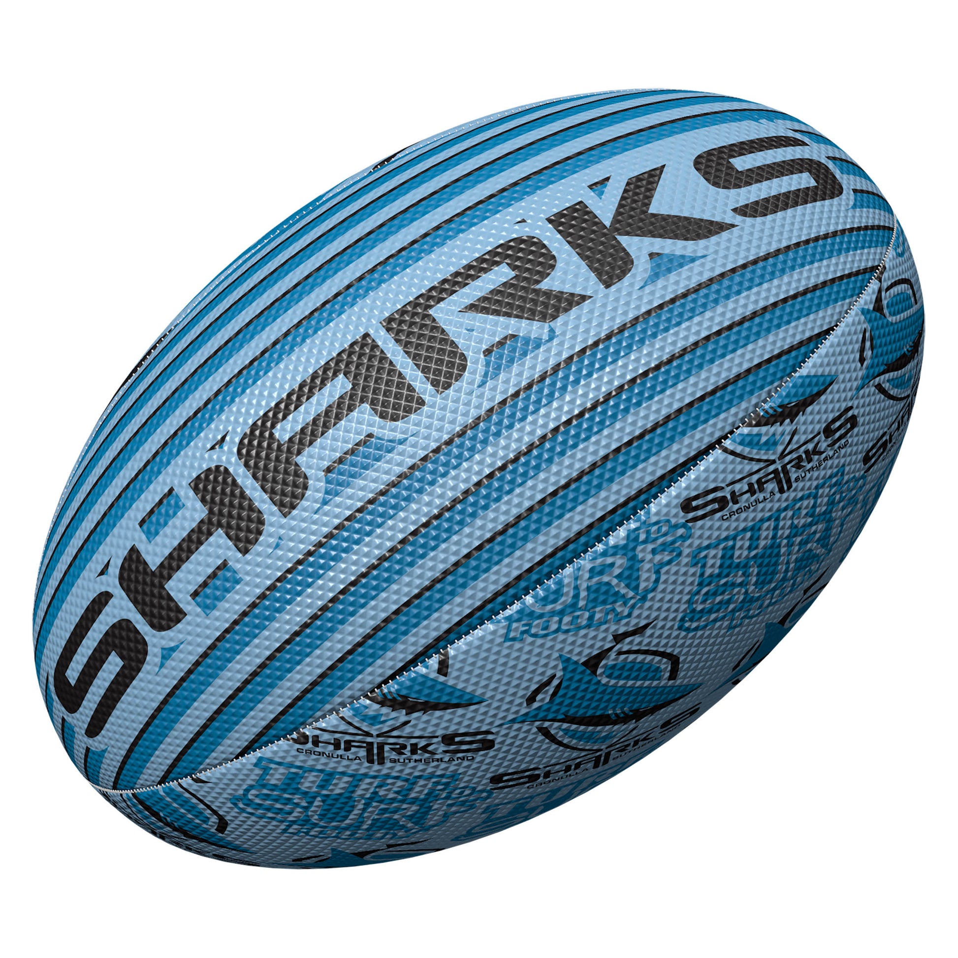 Cronulla-Sutherland Sharks Surf To Turf Ball Size 3 - View 2