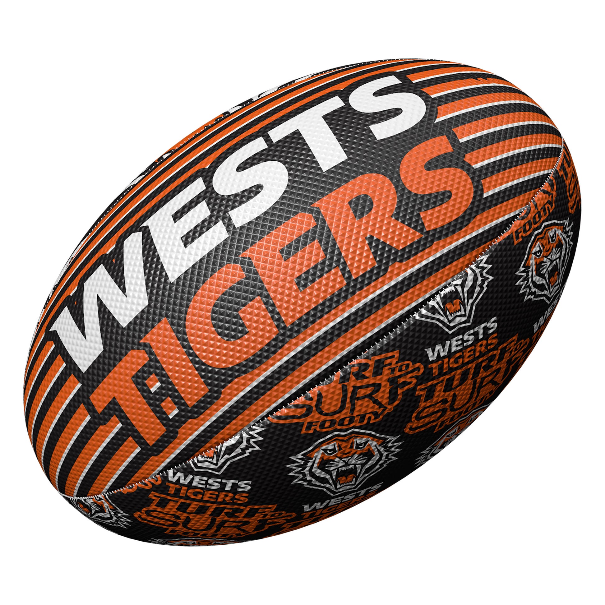 Wests Tigers Surf To Turf Ball Size 3 - View 2