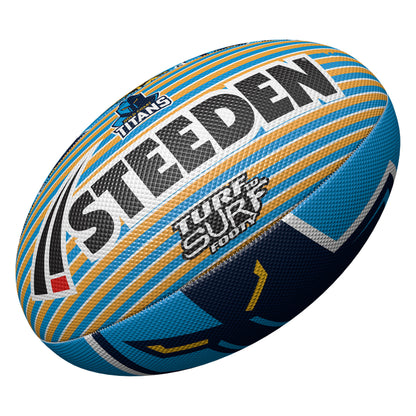 Gold Coast Titans Surf To Turf Ball Size 3 - View 1