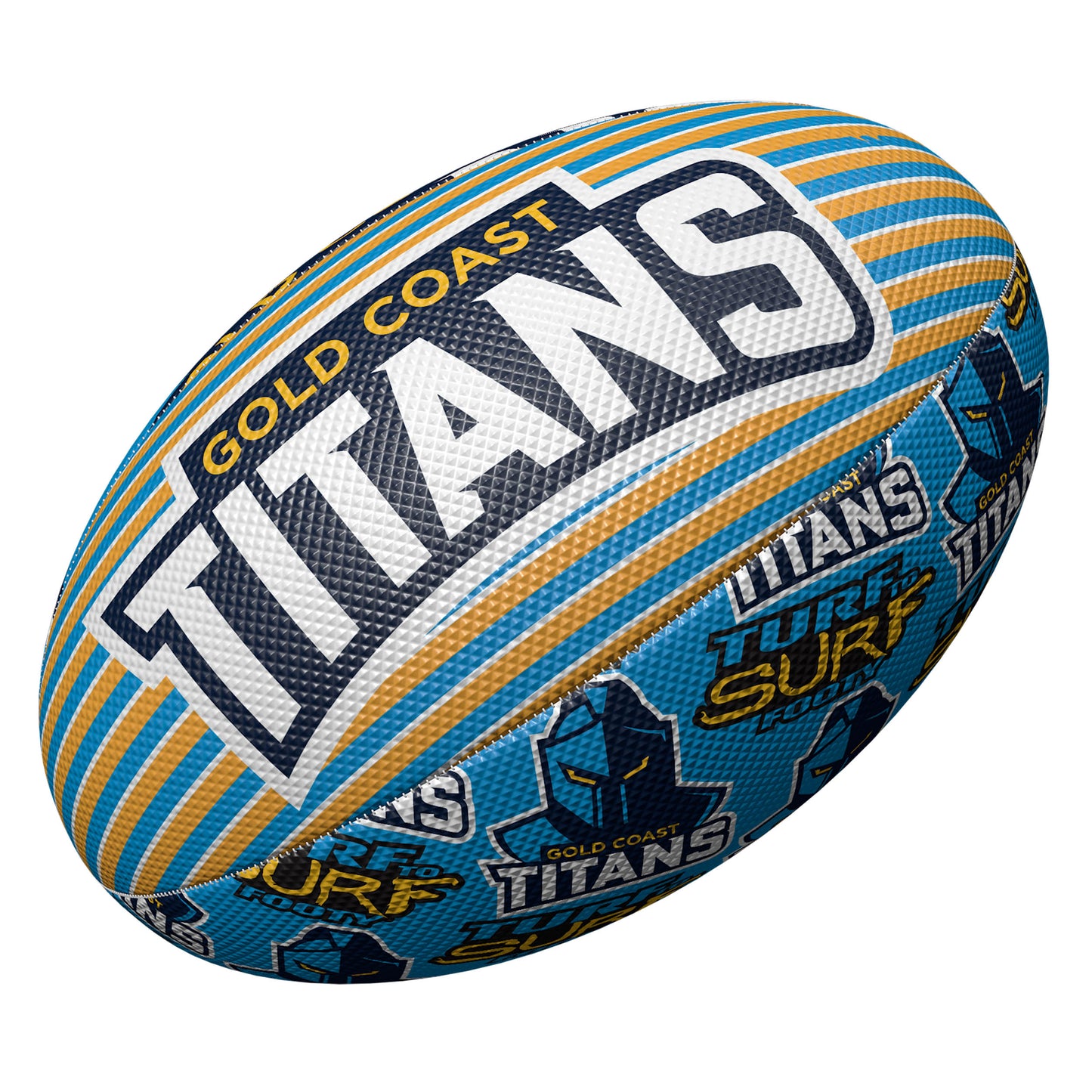 Gold Coast Titans Surf To Turf Ball Size 3