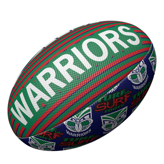 New Zealand Warriors Surf To Turf Ball Size 3 - View 2