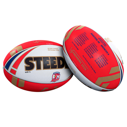 Sydney Roosters 2026 NRLW Premiers Ball Sz 5 - Pre-order - View 2