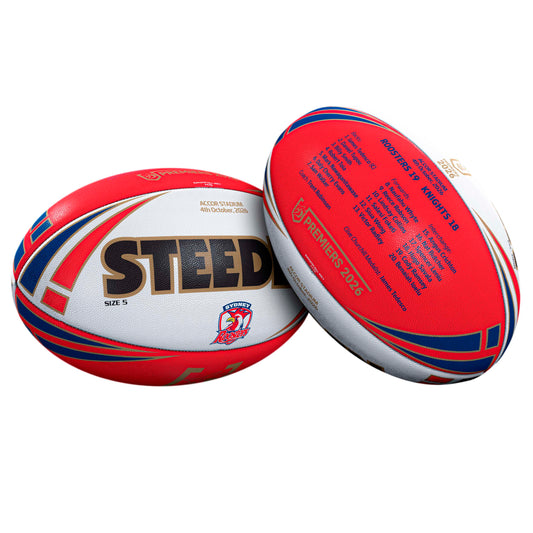 Sydney Roosters 2026 NRL Premiers Ball Sz 5 - Pre-order - View 2