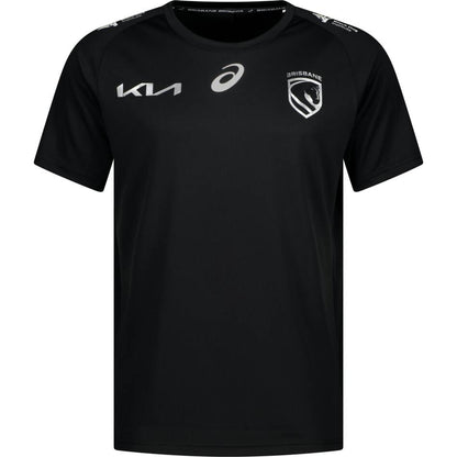 Brisbane Broncos Mens 2026 Black Run Out Tee - View 1