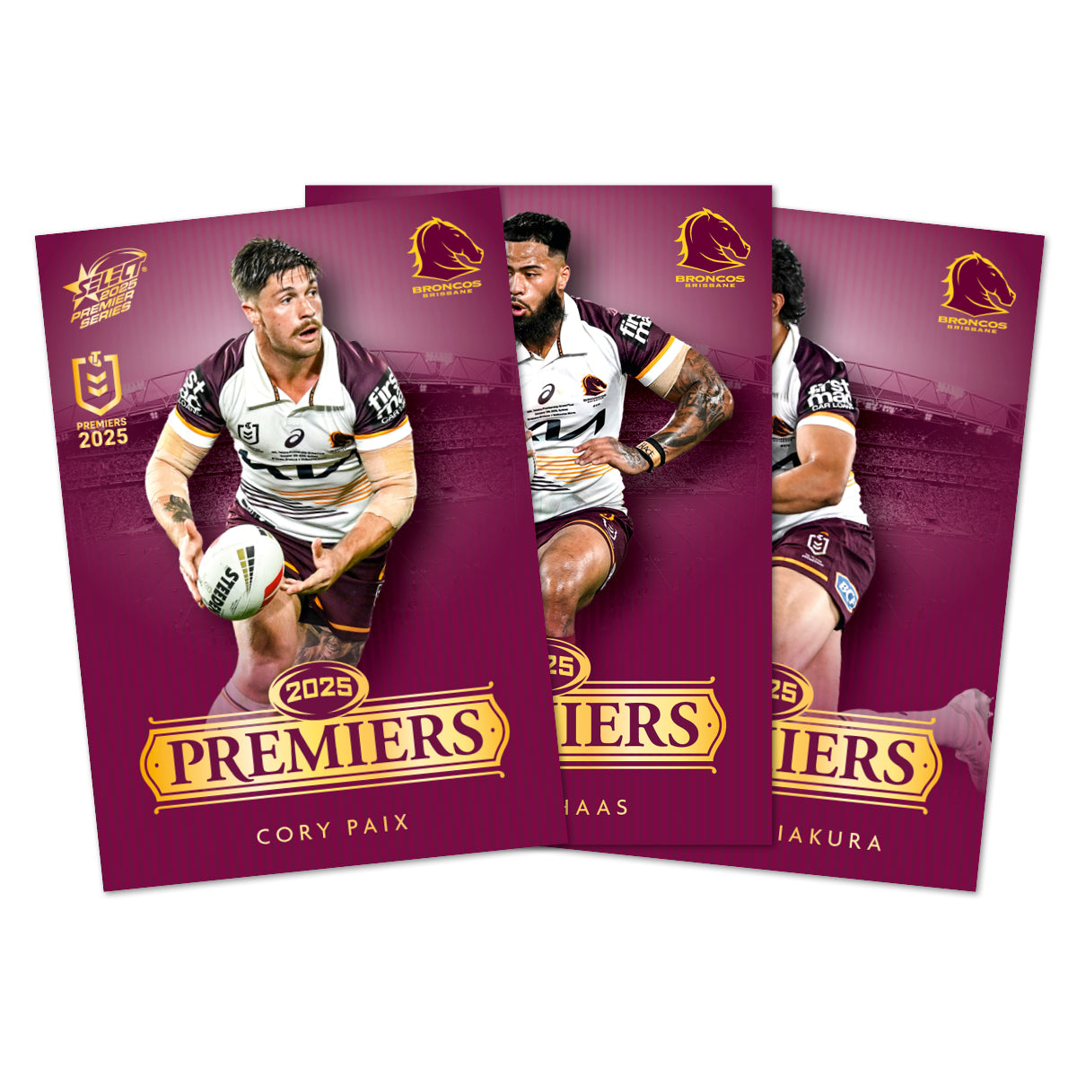 Broncos 2025 Premiers Limited Edition Card Set