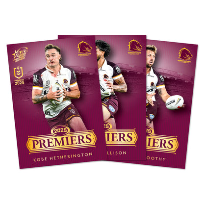 Broncos 2025 Premiers Limited Edition Card Set - View 2