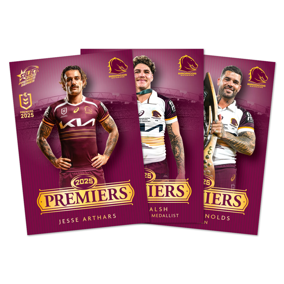 Broncos 2025 Premiers Limited Edition Card Set