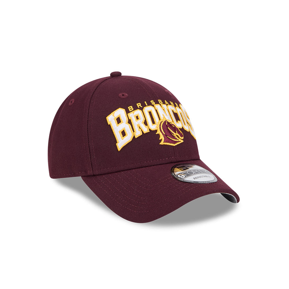 Brisbane Broncos 9Forty Logo Arch Cap - View 2