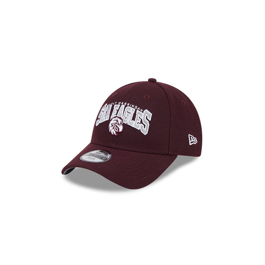 Manly Warringah Sea Eagles Youth 9Forty Logo Arch Cap - View 1