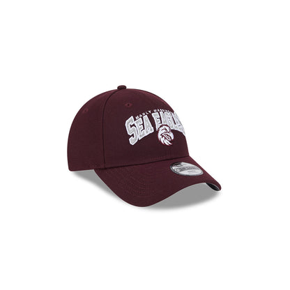 Manly Warringah Sea Eagles Youth 9Forty Logo Arch Cap - View 3
